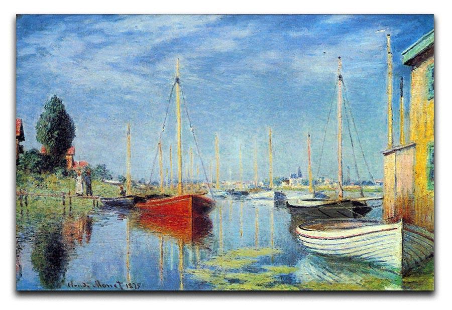 Pleasure Boats at Argenteuil by Monet Canvas Print & Poster  - Canvas Art Rocks - 1