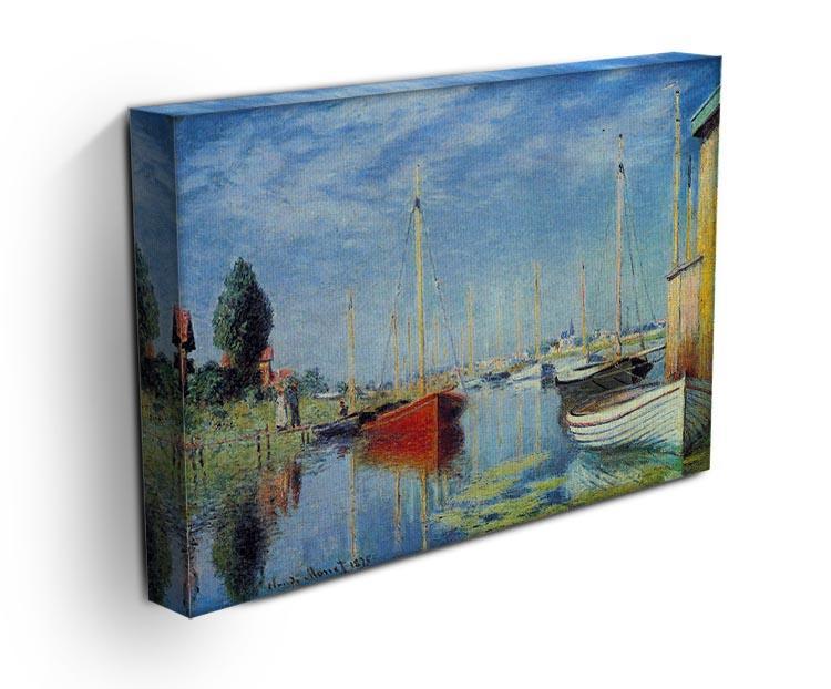 Pleasure Boats at Argenteuil by Monet Canvas Print & Poster - Canvas Art Rocks - 3