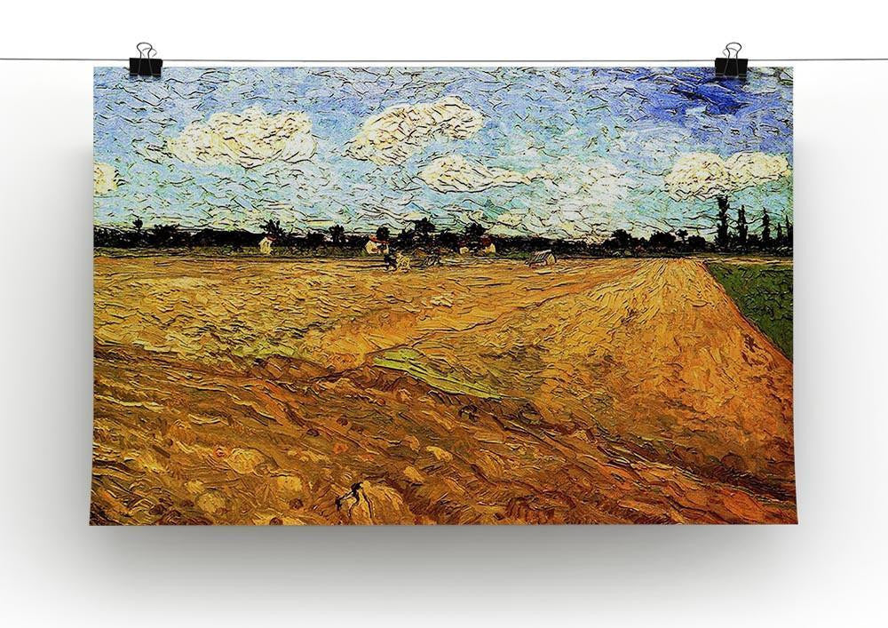 Ploughed Field by Van Gogh Canvas Print & Poster - Canvas Art Rocks - 2