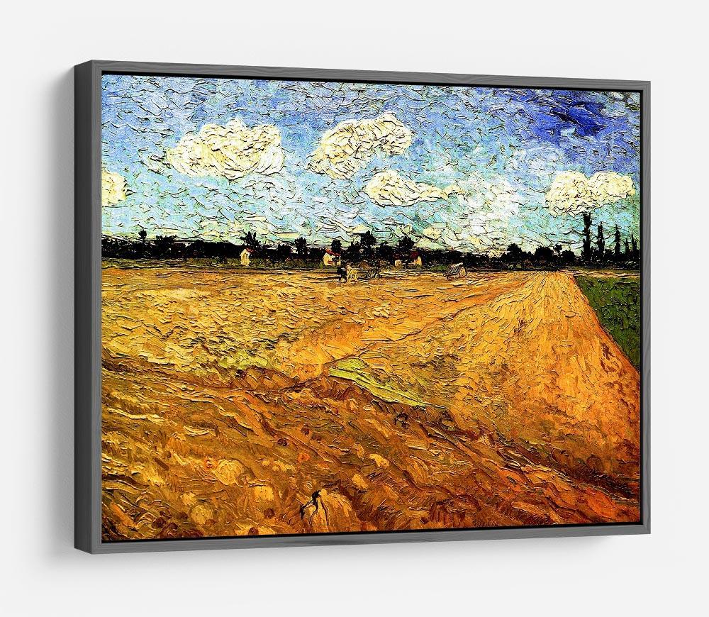 Ploughed Field by Van Gogh HD Metal Print