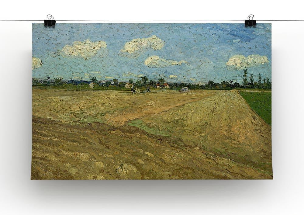 Ploughed fields by Van Gogh Canvas Print & Poster - Canvas Art Rocks - 2