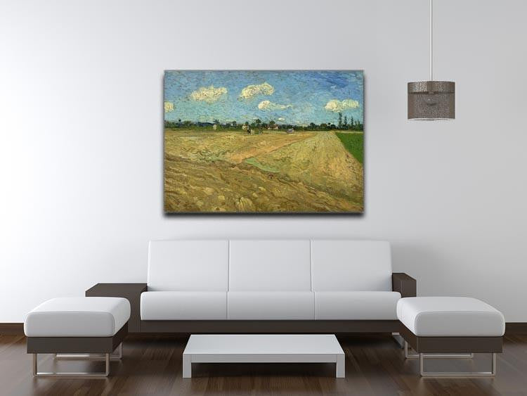 Ploughed fields by Van Gogh Canvas Print & Poster - Canvas Art Rocks - 4