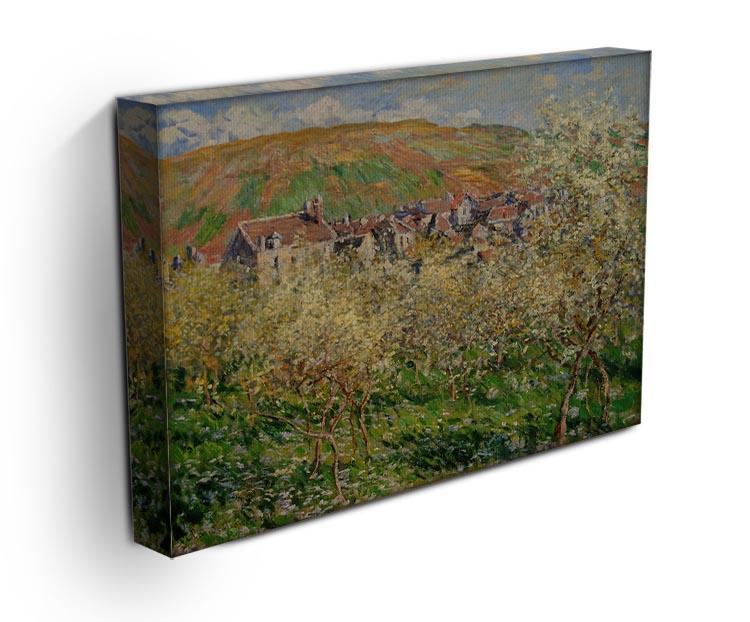 Plum trees in blossom by Monet Canvas Print & Poster - Canvas Art Rocks - 3