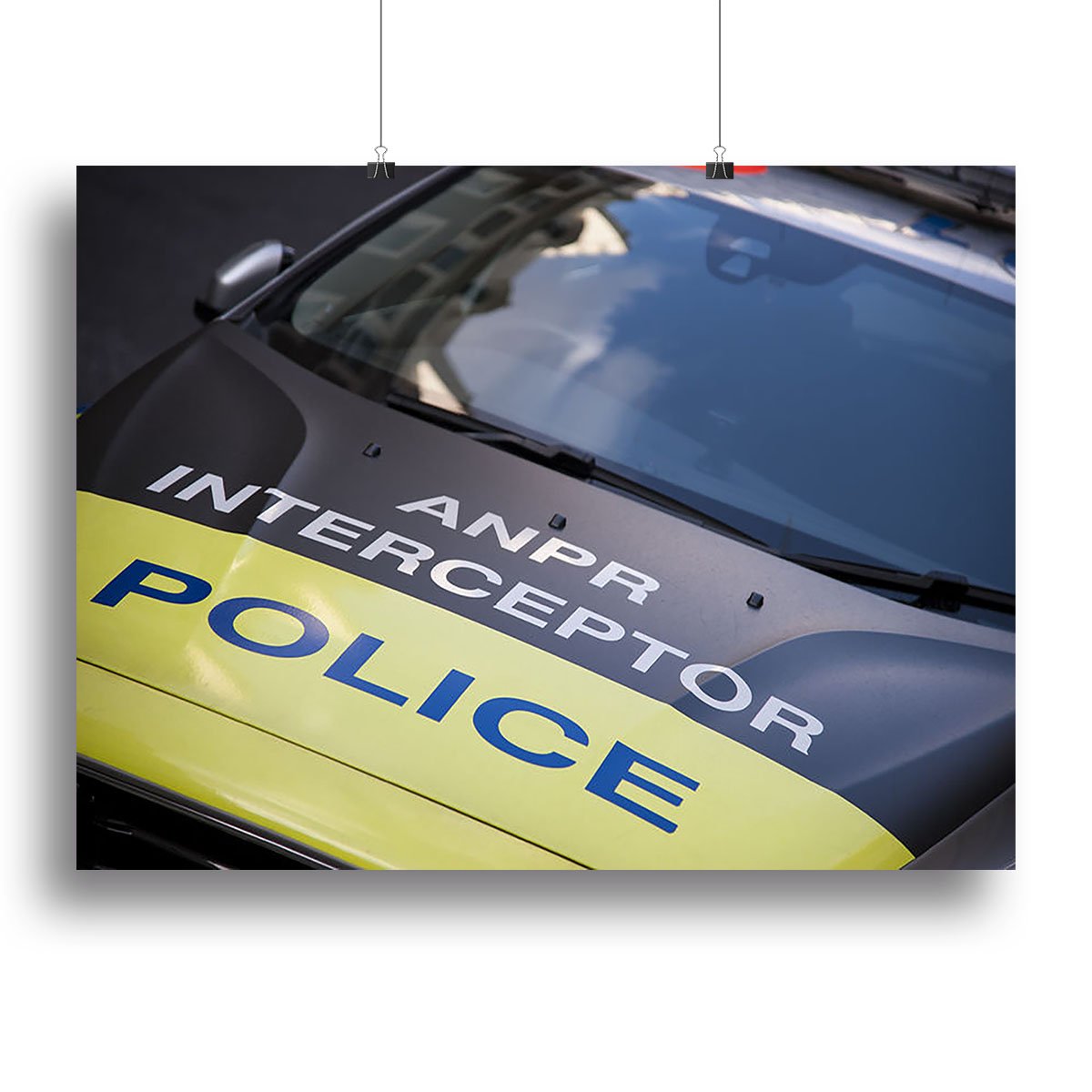 Police car Canvas Print or Poster