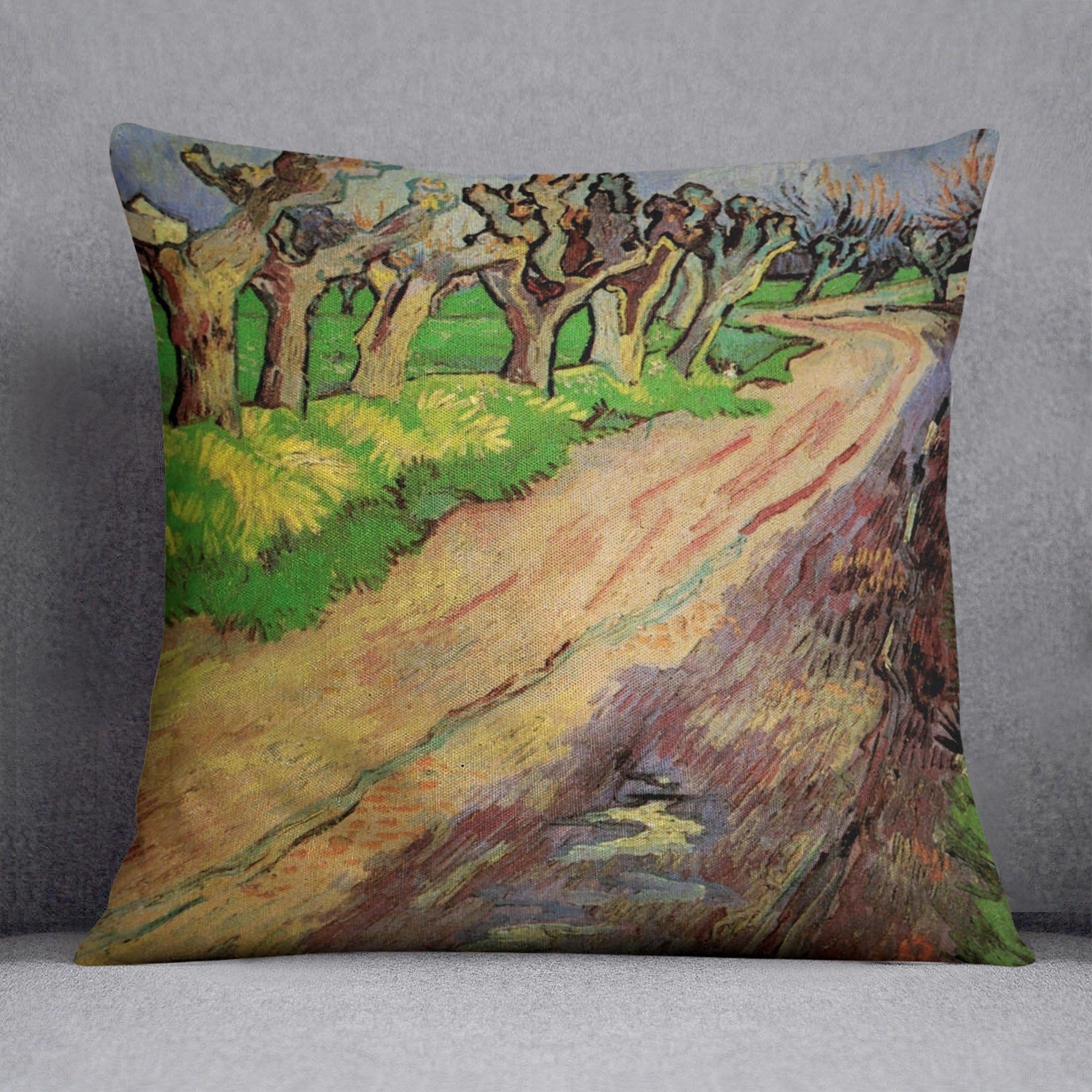 Pollard Willows by Van Gogh Throw Pillow
