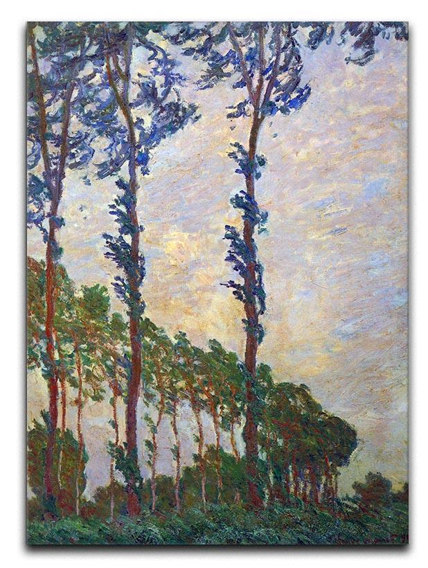 Poplar series wind by Monet Canvas Print & Poster  - Canvas Art Rocks - 1