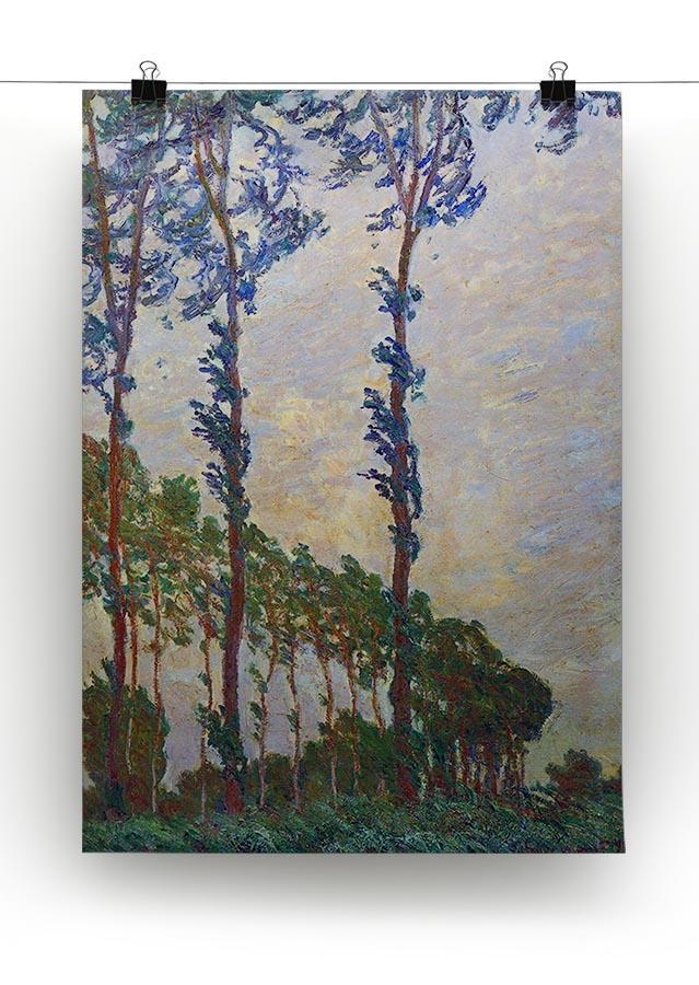 Poplar series wind by Monet Canvas Print & Poster - Canvas Art Rocks - 2