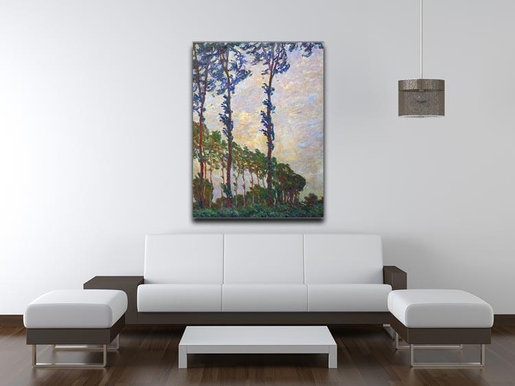 Poplar series wind by Monet Canvas Print & Poster - Canvas Art Rocks - 4