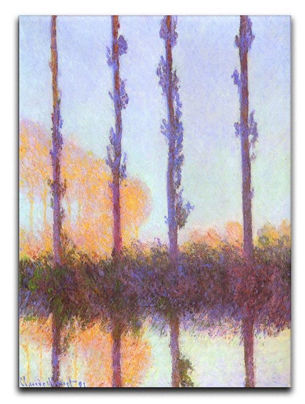 Poplars 3 by Monet Canvas Print & Poster  - Canvas Art Rocks - 1