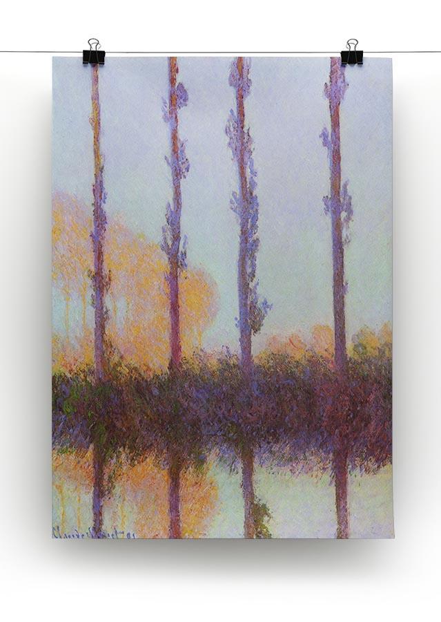 Poplars 3 by Monet Canvas Print & Poster - Canvas Art Rocks - 2