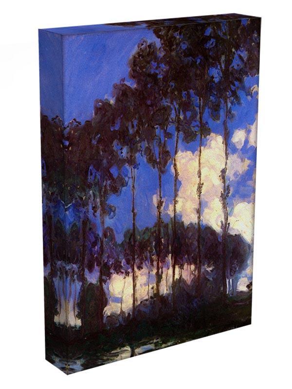 Poplars at the Epte by Monet Canvas Print & Poster - Canvas Art Rocks - 3
