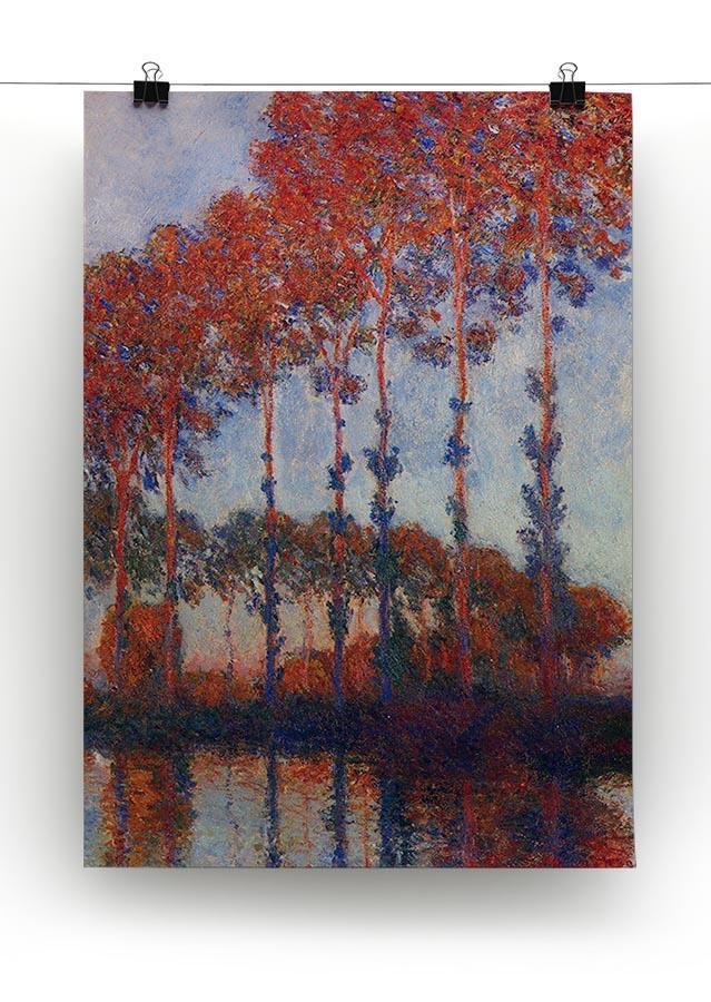 Poplars by Monet Canvas Print & Poster - Canvas Art Rocks - 2