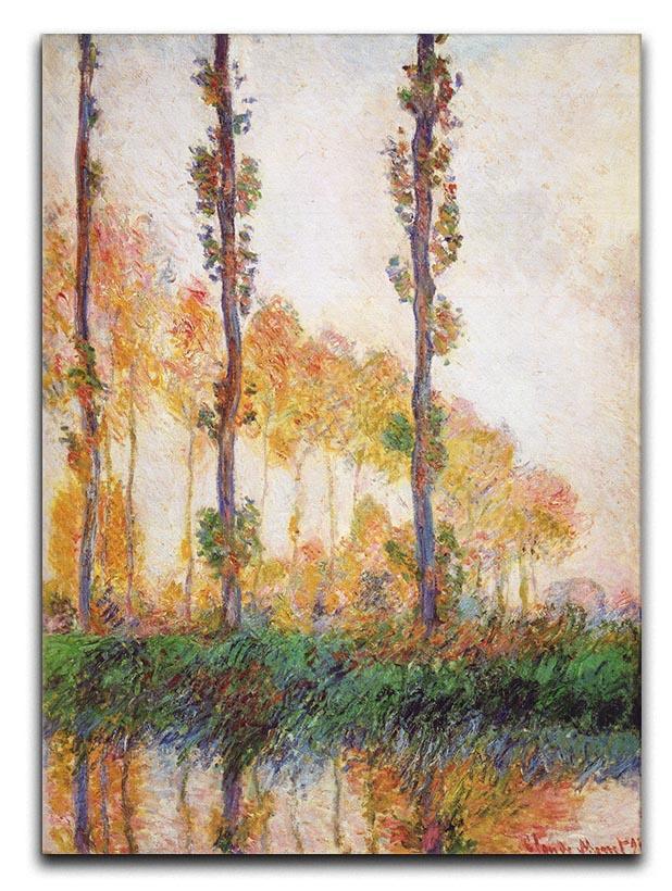 Poplars in Autumn 2 by Monet Canvas Print & Poster  - Canvas Art Rocks - 1
