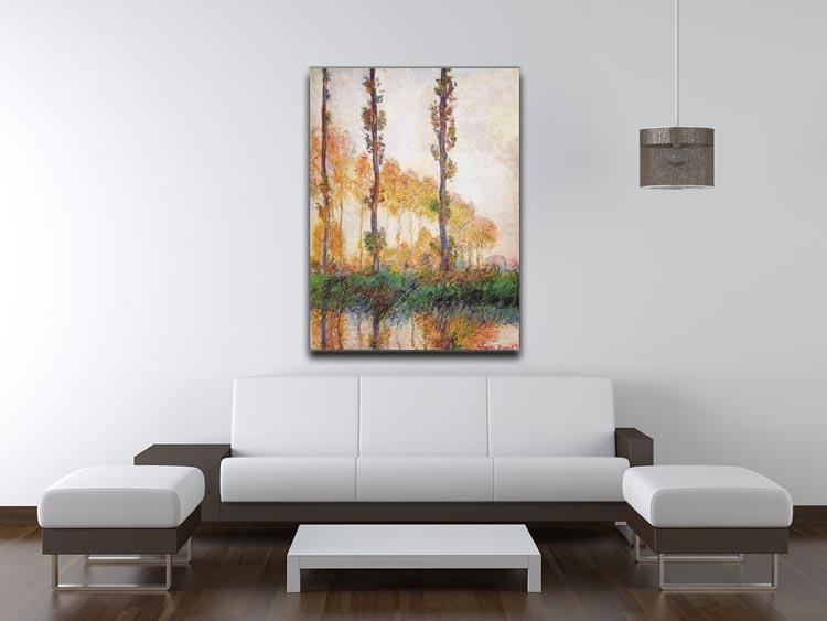 Poplars in Autumn 2 by Monet Canvas Print & Poster - Canvas Art Rocks - 4