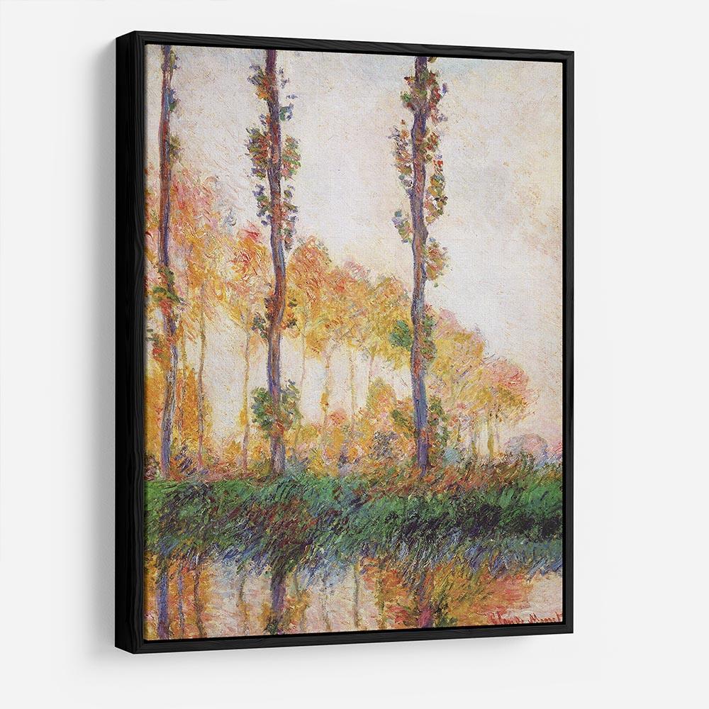 Poplars in Autumn 2 by Monet HD Metal Print