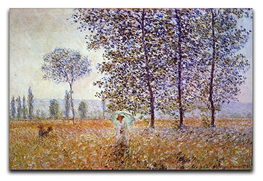Poplars in the sunlight by Monet Canvas Print & Poster  - Canvas Art Rocks - 1