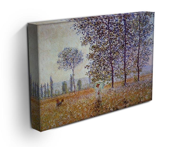 Poplars in the sunlight by Monet Canvas Print & Poster - Canvas Art Rocks - 3