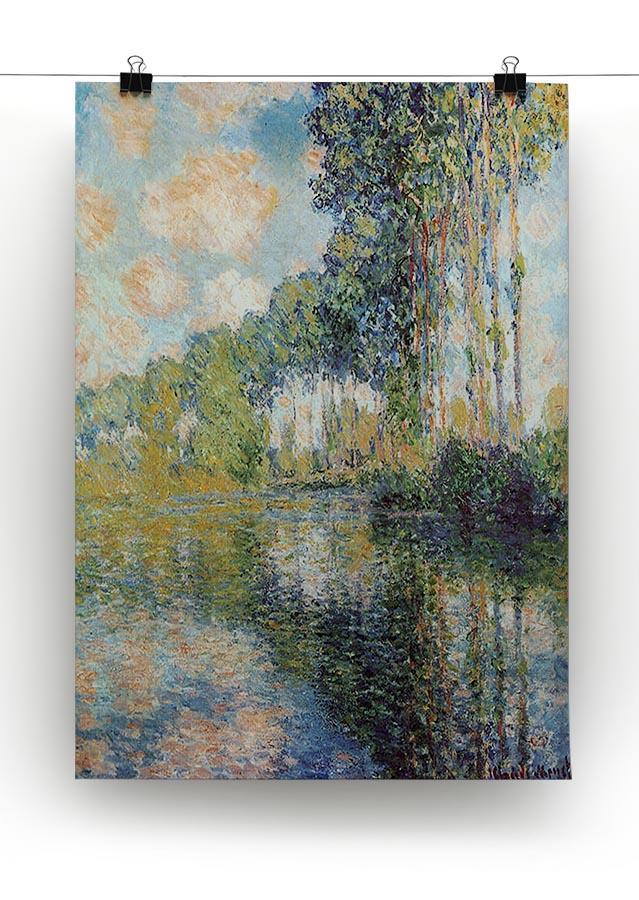 Poplars on the Epte by Monet Canvas Print & Poster - Canvas Art Rocks - 2