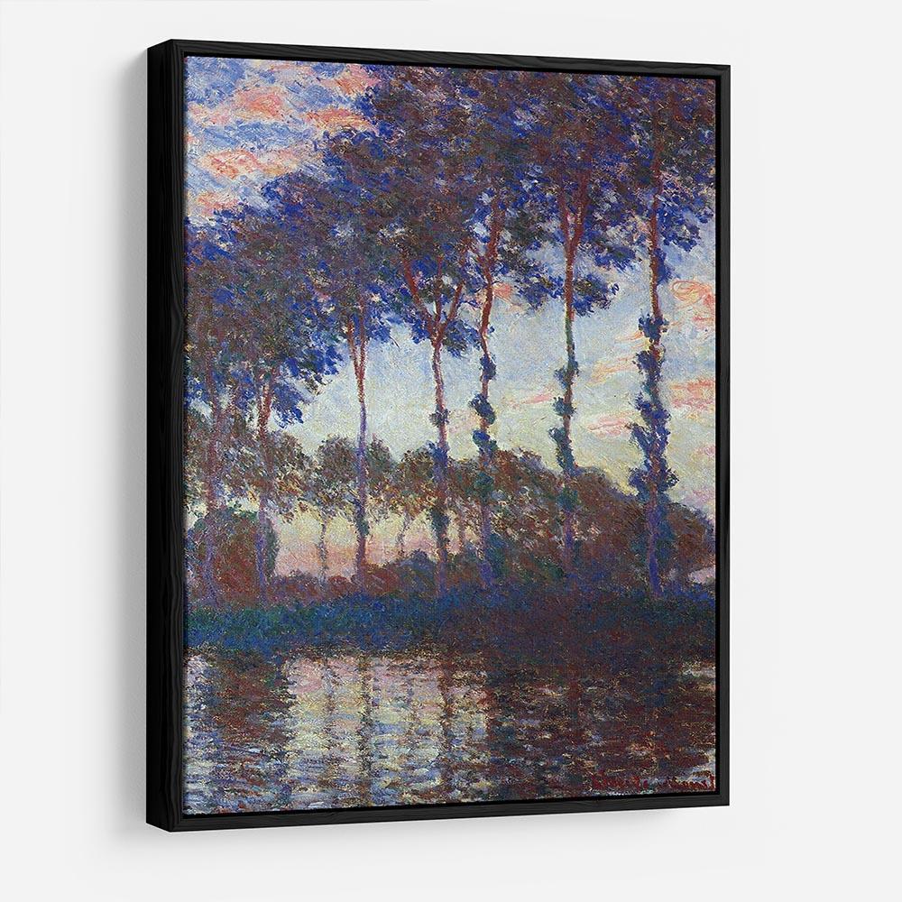 Poplars sunset by Monet HD Metal Print