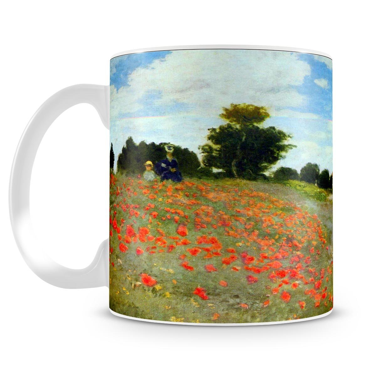 Poppies by Monet Mug - Canvas Art Rocks - 4