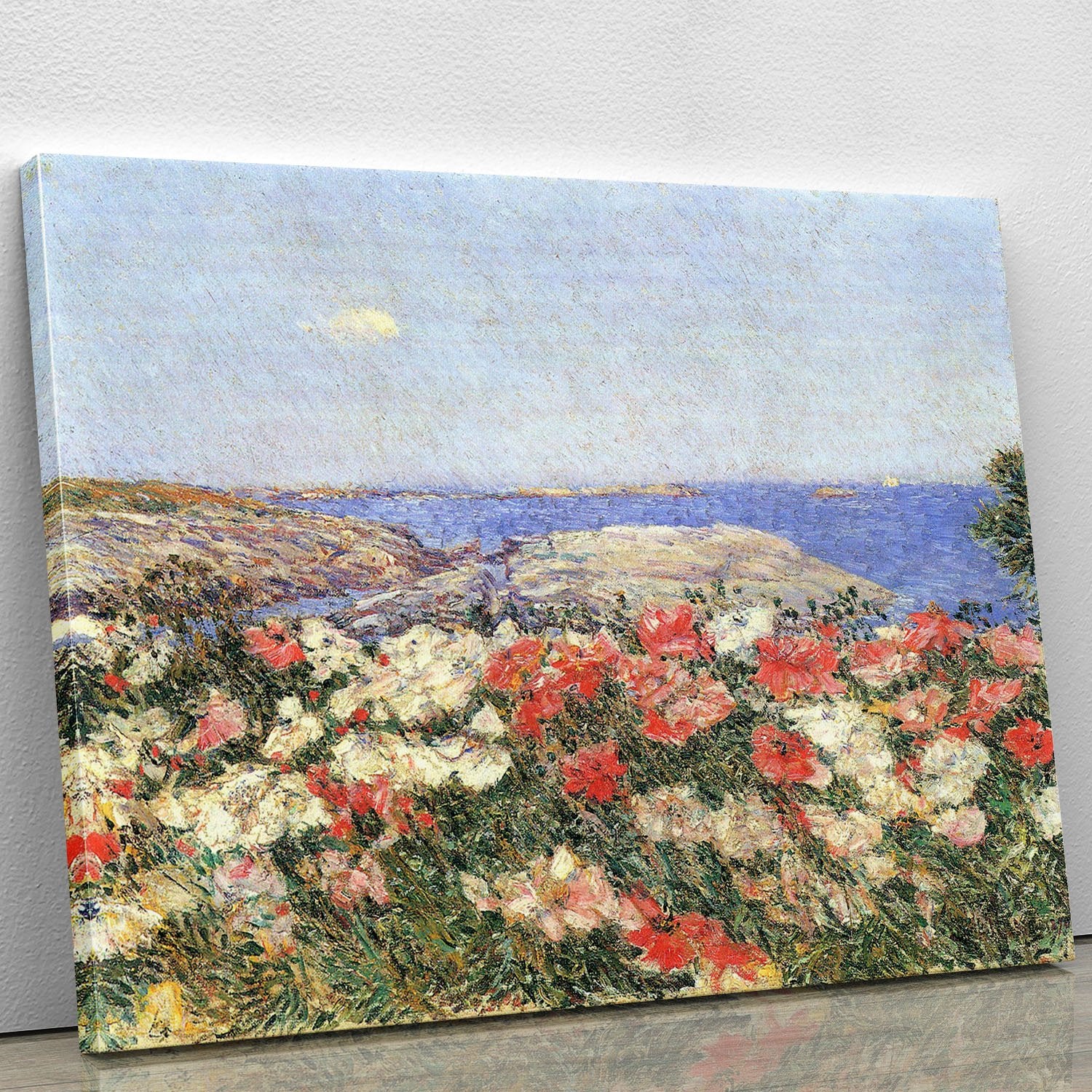Poppies on the Isles of Shoals by Hassam Canvas Print or Poster