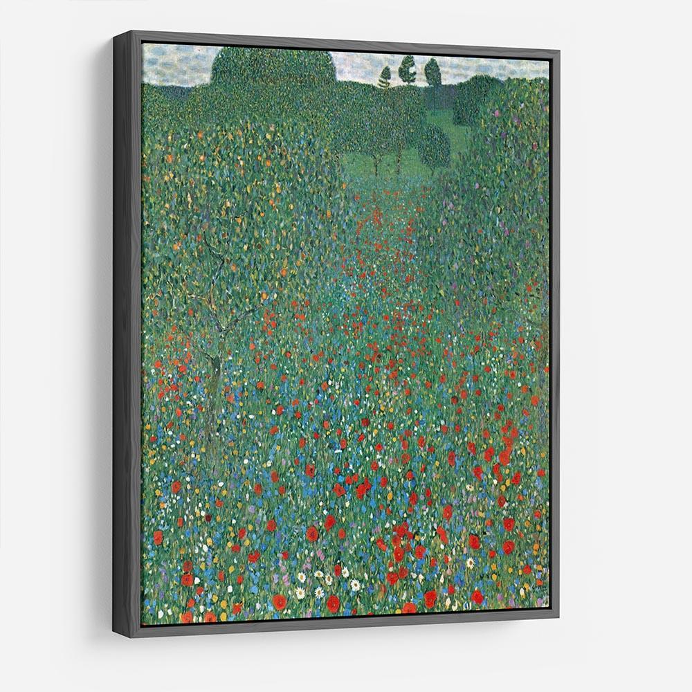 Poppy Field by Klimt HD Metal Print