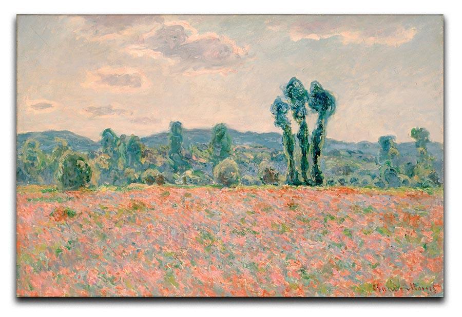 Poppy Field by Monet Canvas Print & Poster  - Canvas Art Rocks - 1