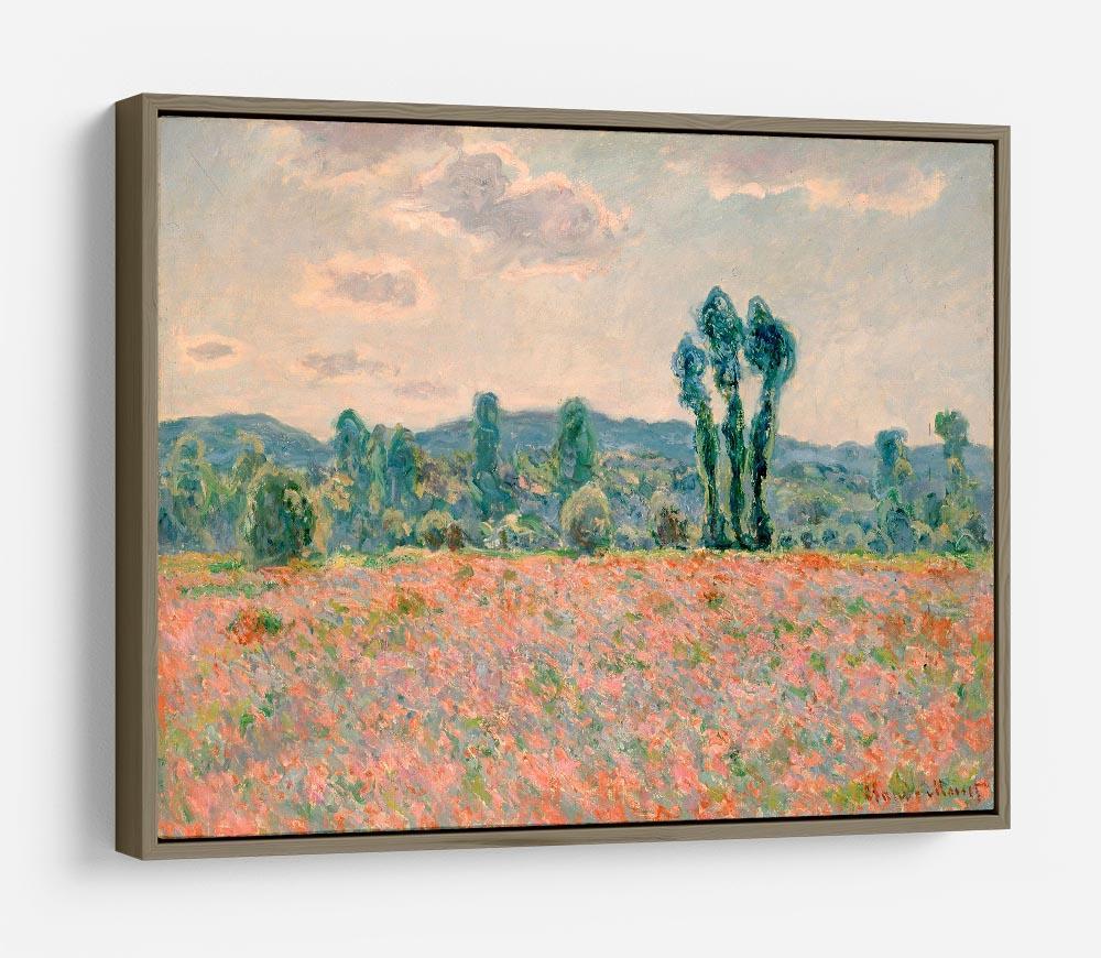Poppy Field by Monet HD Metal Print