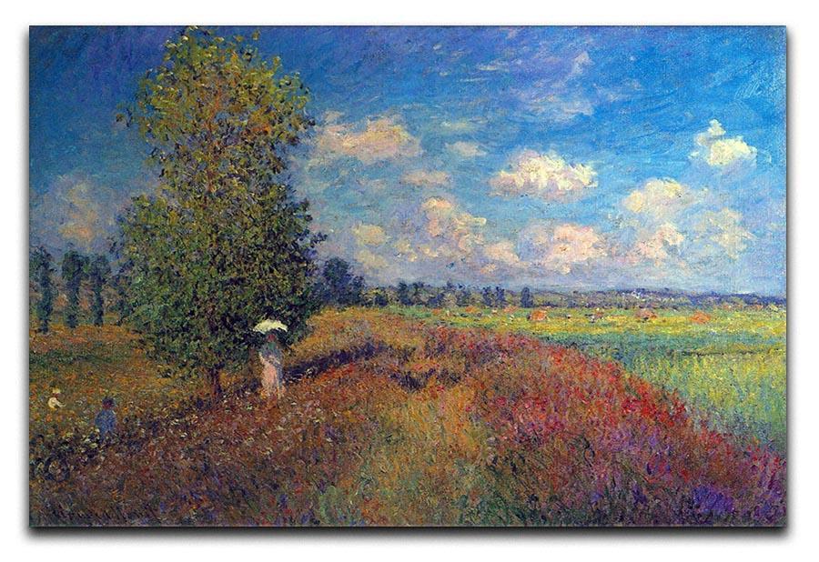 Poppy Field in Summer by Monet Canvas Print & Poster  - Canvas Art Rocks - 1