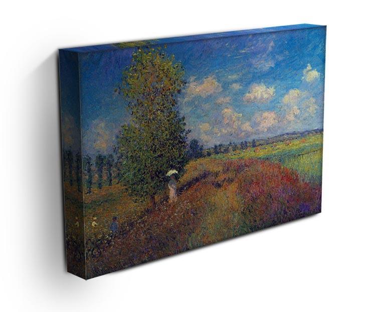 Poppy Field in Summer by Monet Canvas Print & Poster - Canvas Art Rocks - 3
