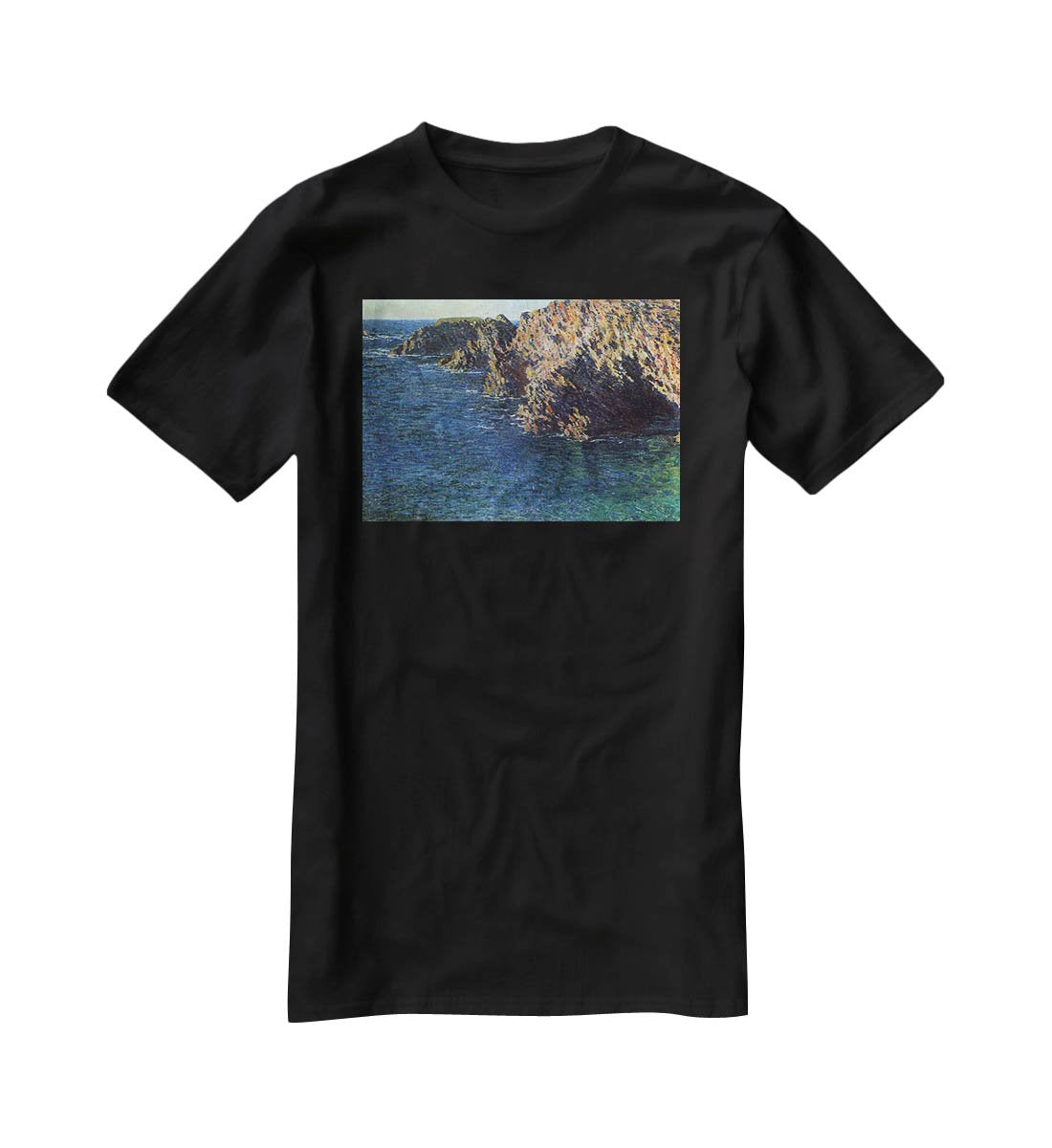 Port Domois by Monet T-Shirt - Canvas Art Rocks - 1