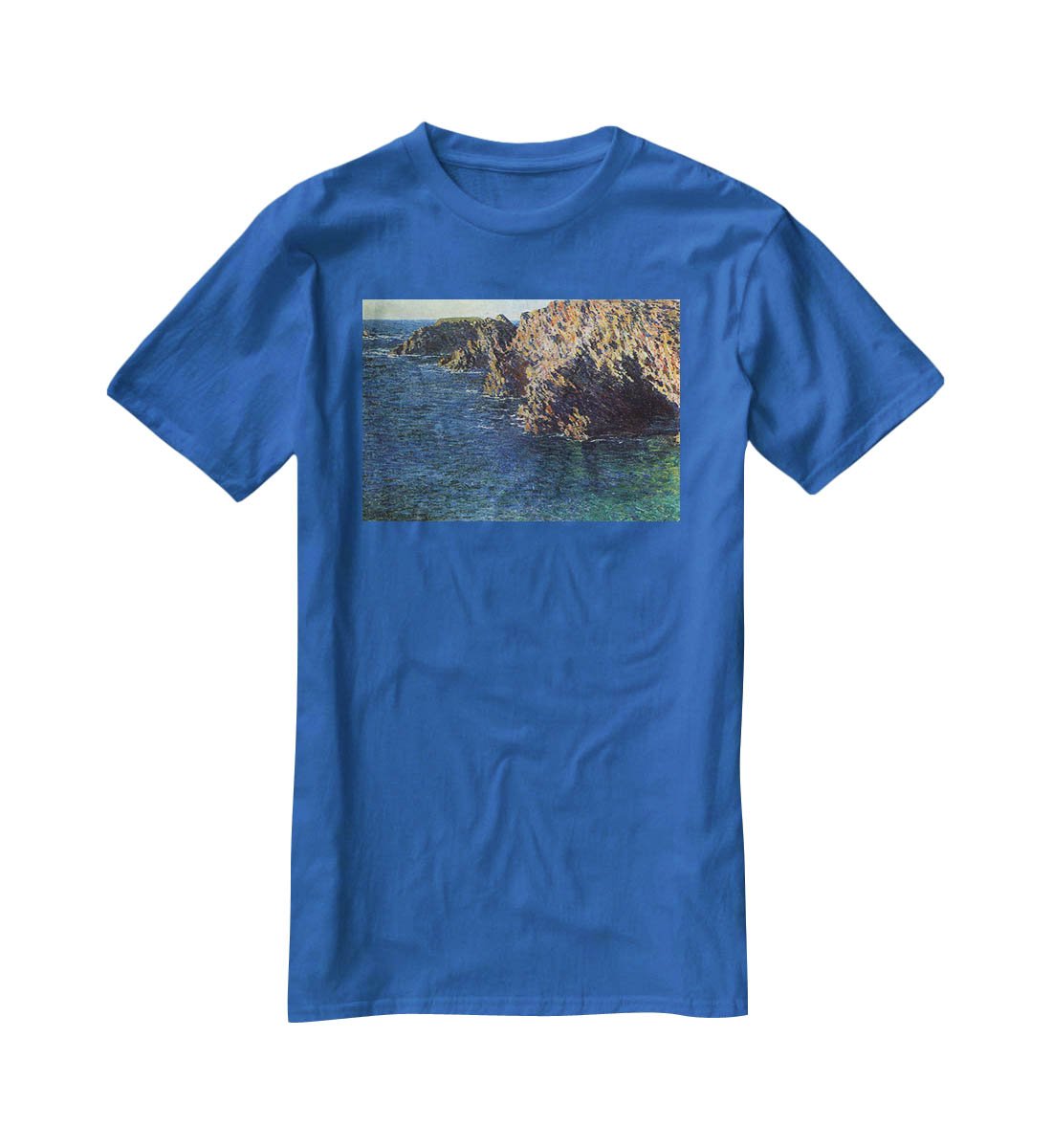 Port Domois by Monet T-Shirt - Canvas Art Rocks - 2