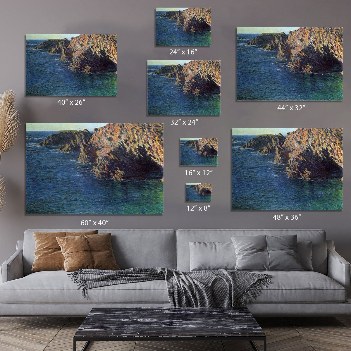 Port Domois by Monet Canvas Print or Poster