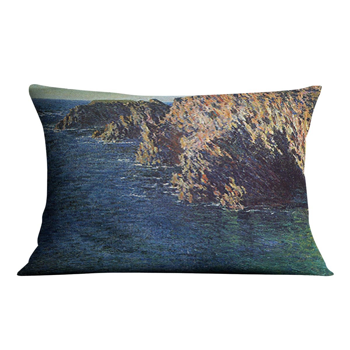Port Domois by Monet Throw Pillow