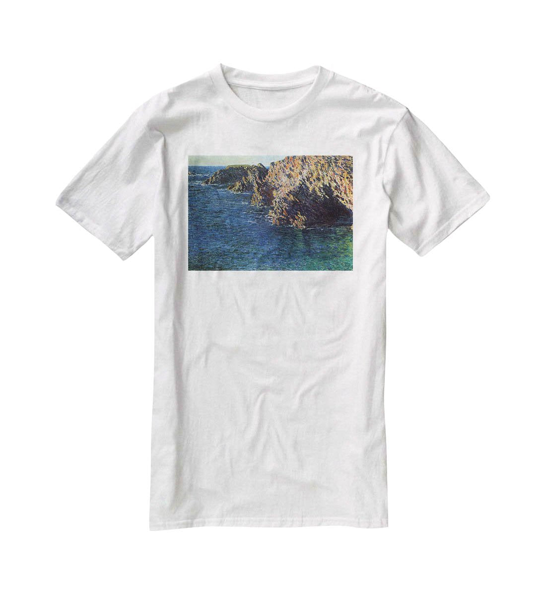 Port Domois by Monet T-Shirt - Canvas Art Rocks - 5