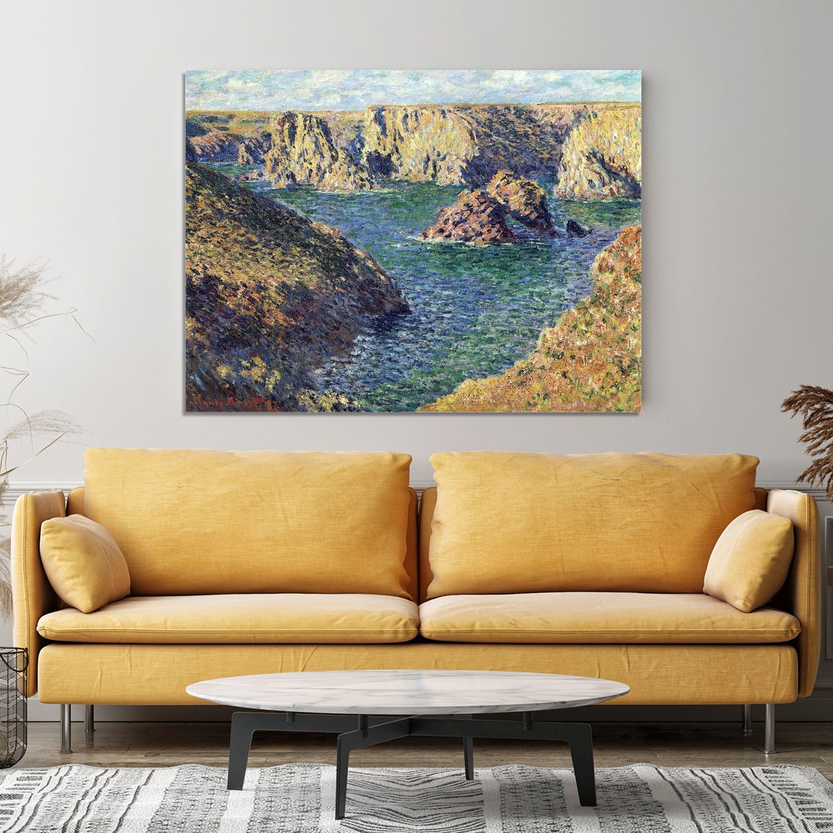 Port Donnant by Monet Canvas Print or Poster