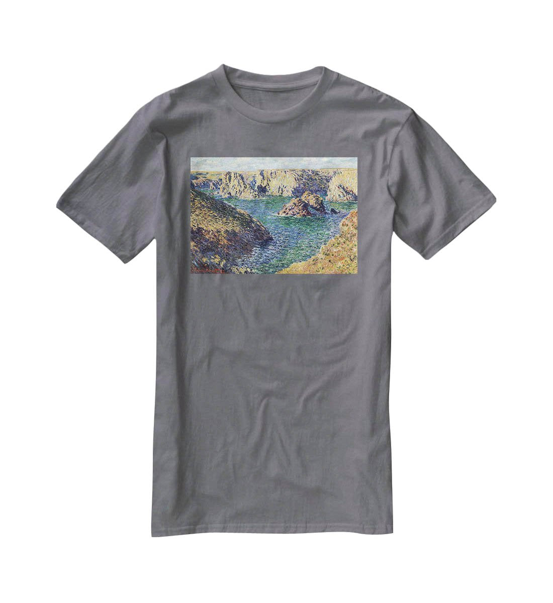 Port Donnant by Monet T-Shirt - Canvas Art Rocks - 3