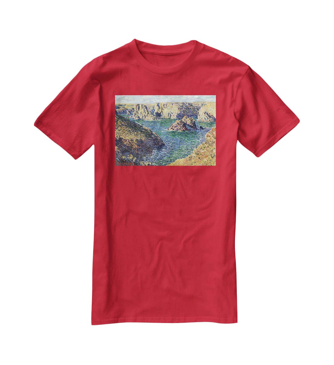 Port Donnant by Monet T-Shirt - Canvas Art Rocks - 4