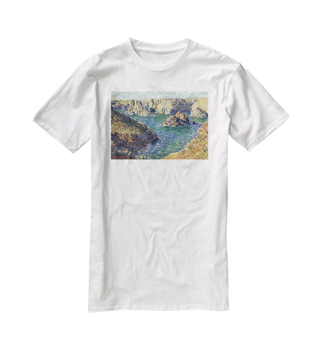 Port Donnant by Monet T-Shirt - Canvas Art Rocks - 5