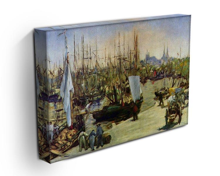 Port of Bordeaux by Manet Canvas Print or Poster - Canvas Art Rocks - 3