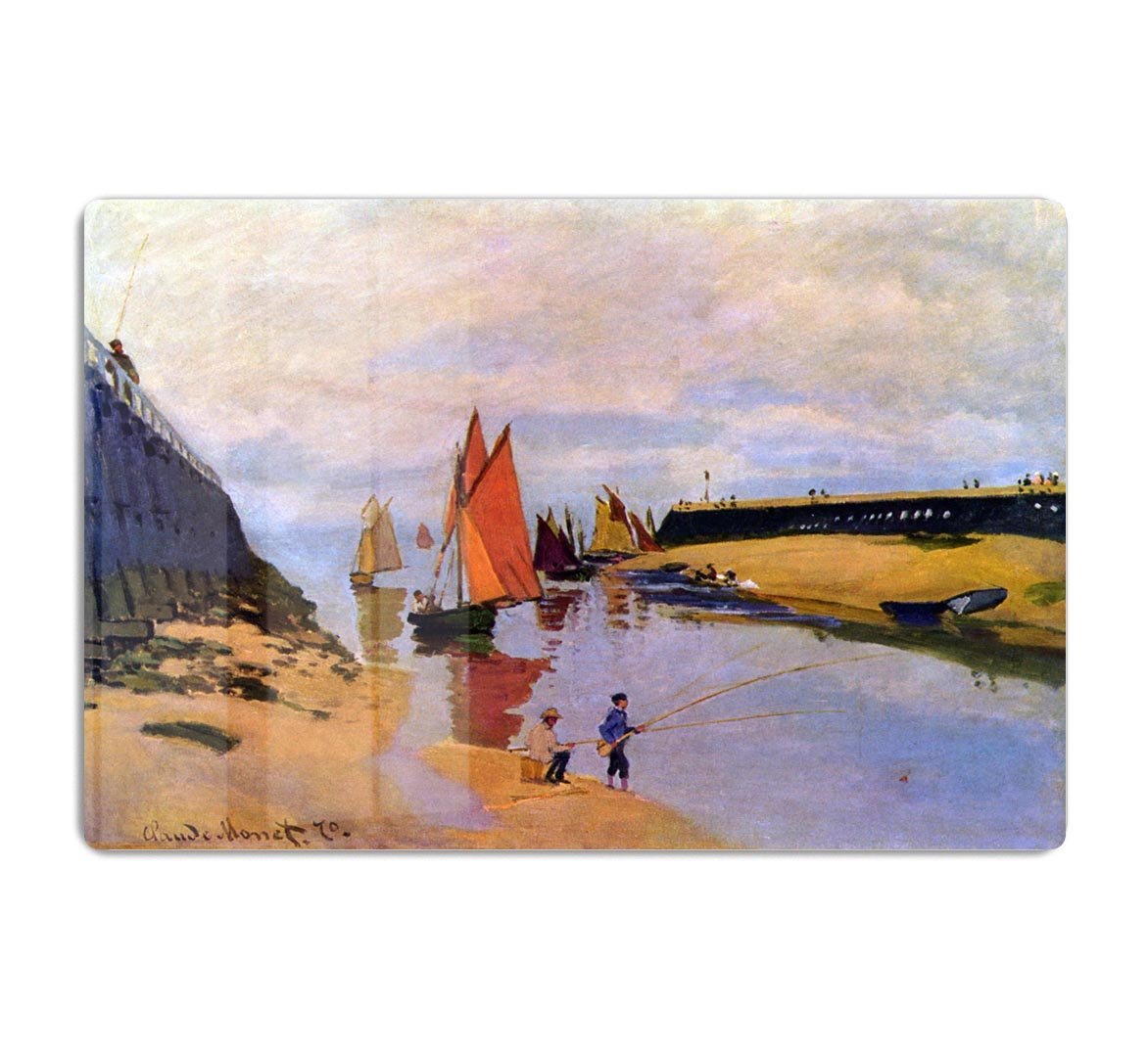 Port of Trouville by Monet HD Metal Print