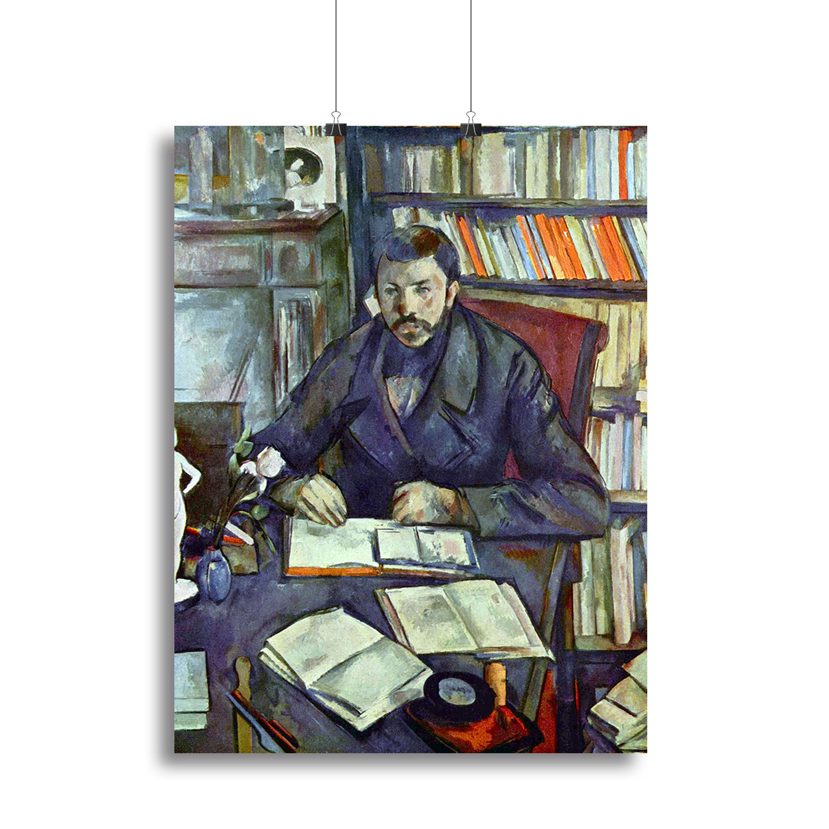 Portait of Gustave Geffroy by Cezanne Canvas Print or Poster - Canvas Art Rocks - 2