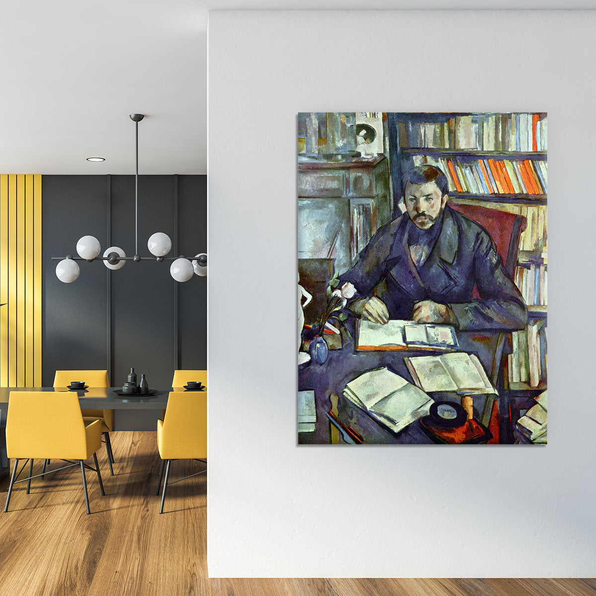Portait of Gustave Geffroy by Cezanne Canvas Print or Poster - Canvas Art Rocks - 4