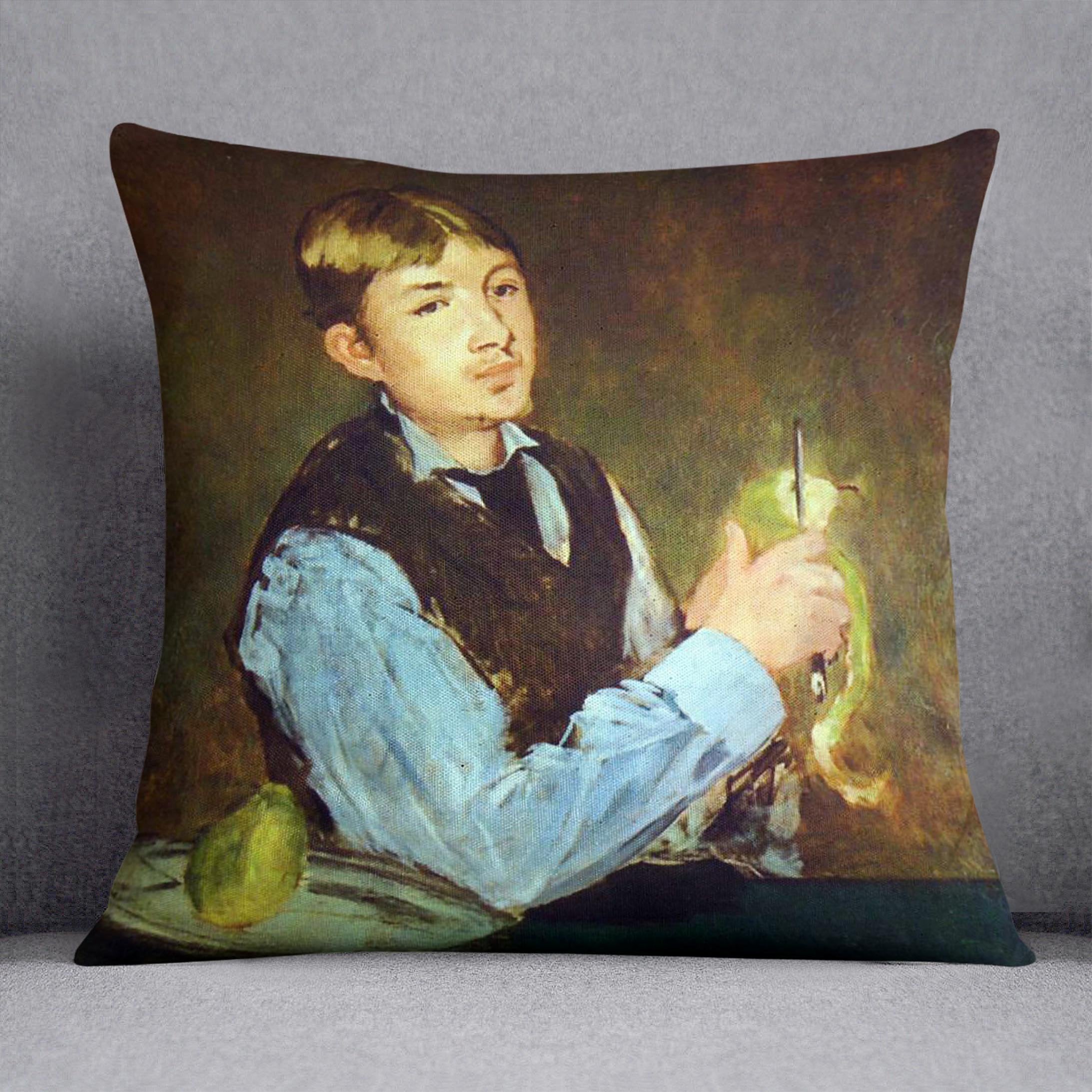 Portait of Leon Leenhoff by Manet Throw Pillow
