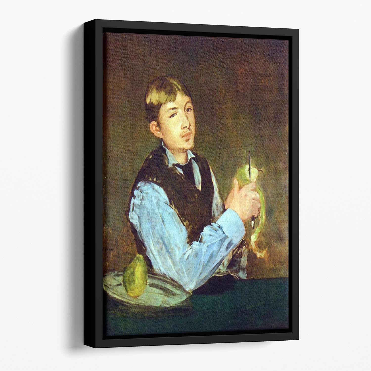 Portait of Leon Leenhoff by Manet Floating Framed Canvas