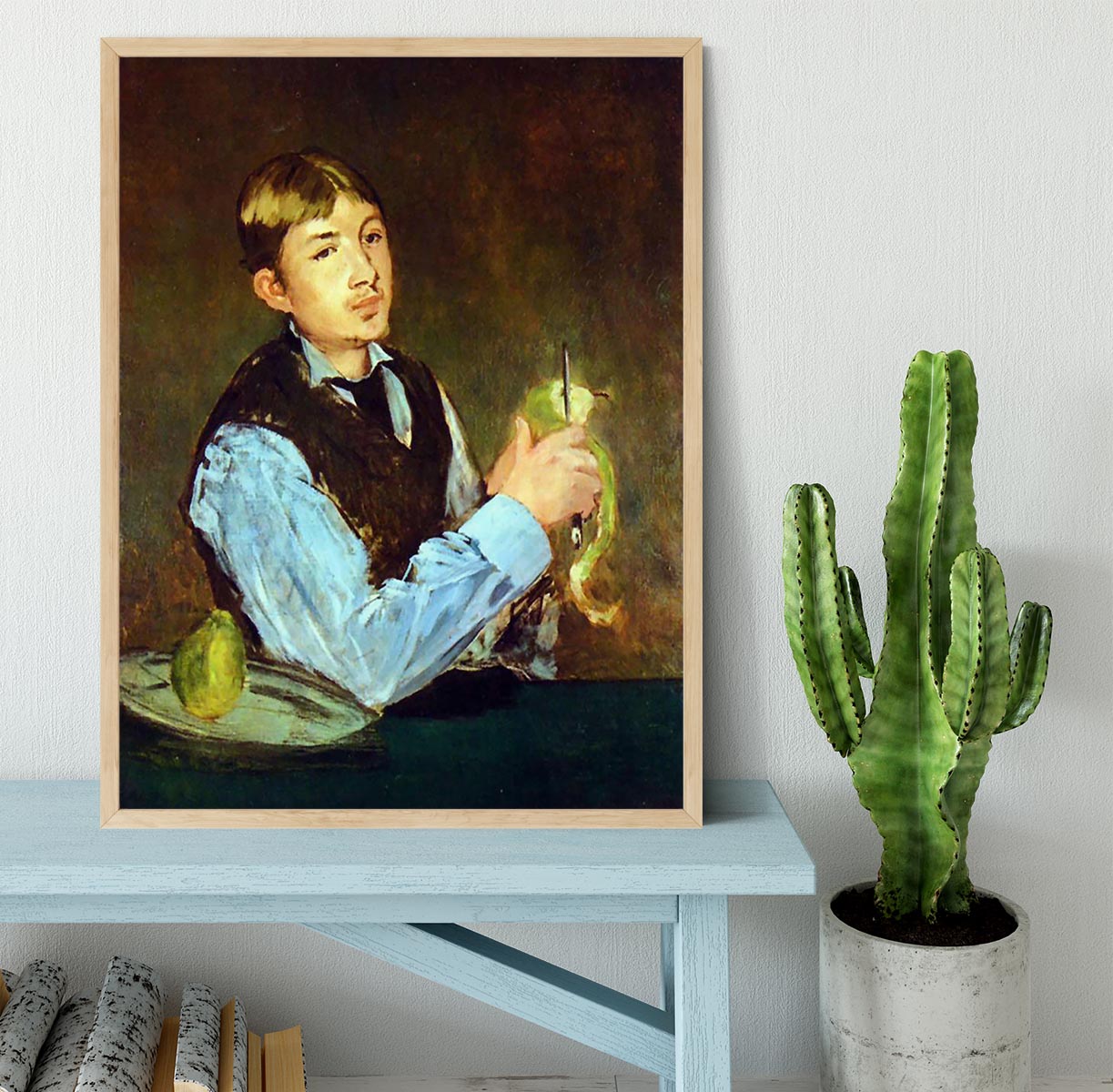 Portait of Leon Leenhoff by Manet Framed Print - Canvas Art Rocks - 4