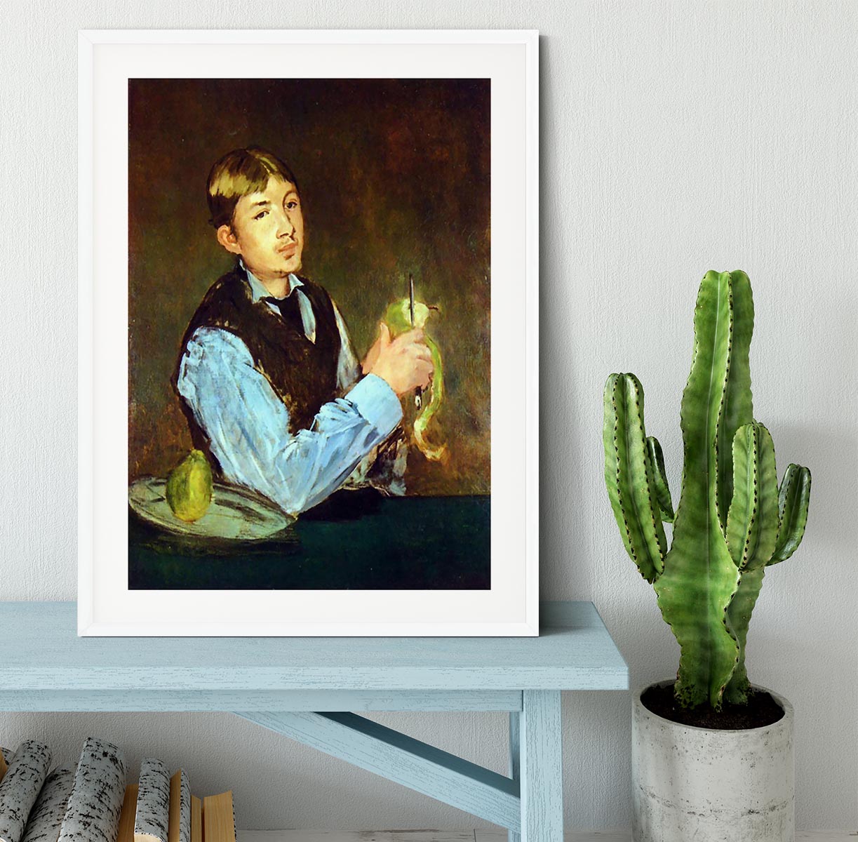 Portait of Leon Leenhoff by Manet Framed Print - Canvas Art Rocks - 5