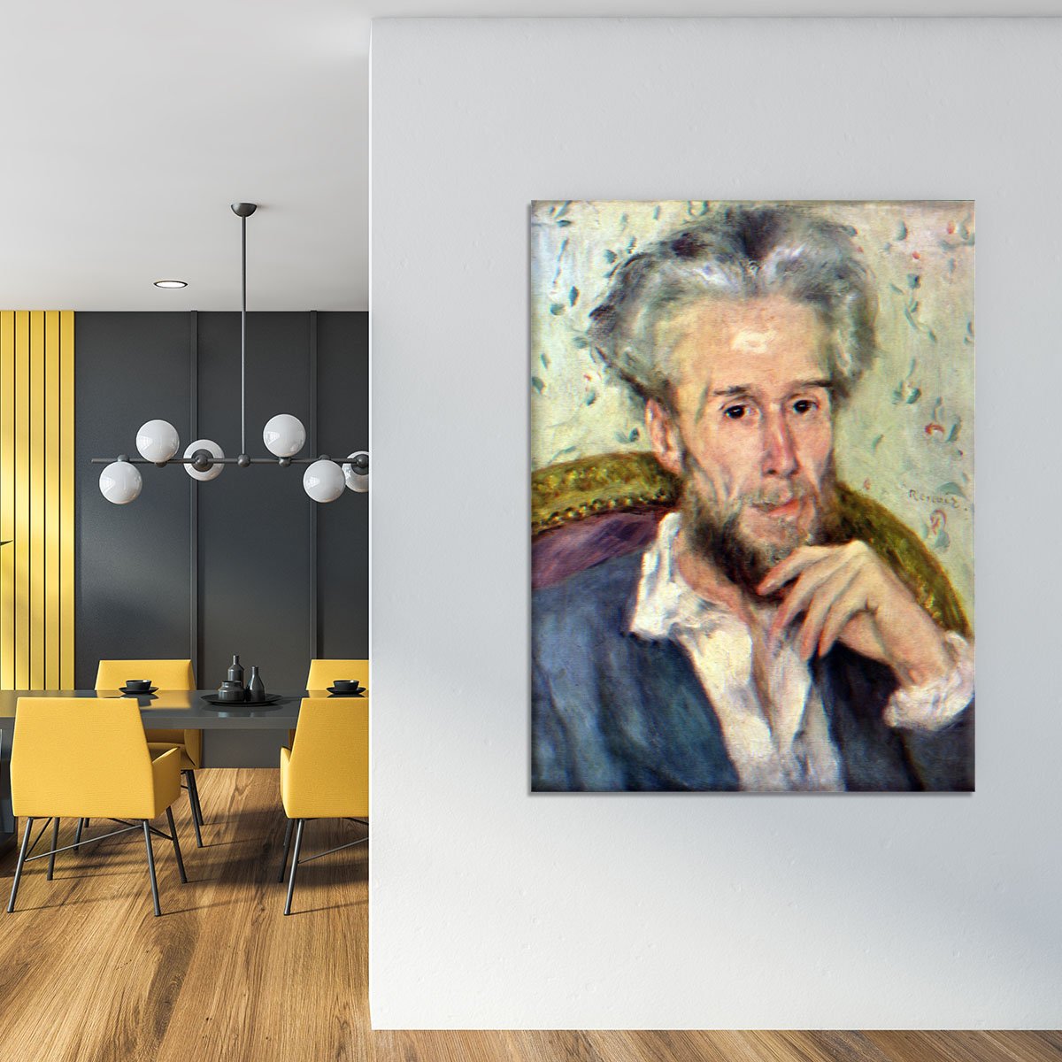 Portait of Victor Chocquet 2 by Renoir Canvas Print or Poster