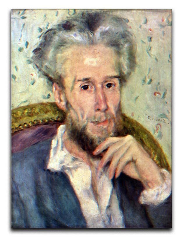 Portait of Victor Chocquet 2 by Renoir Canvas Print or Poster  - Canvas Art Rocks - 1
