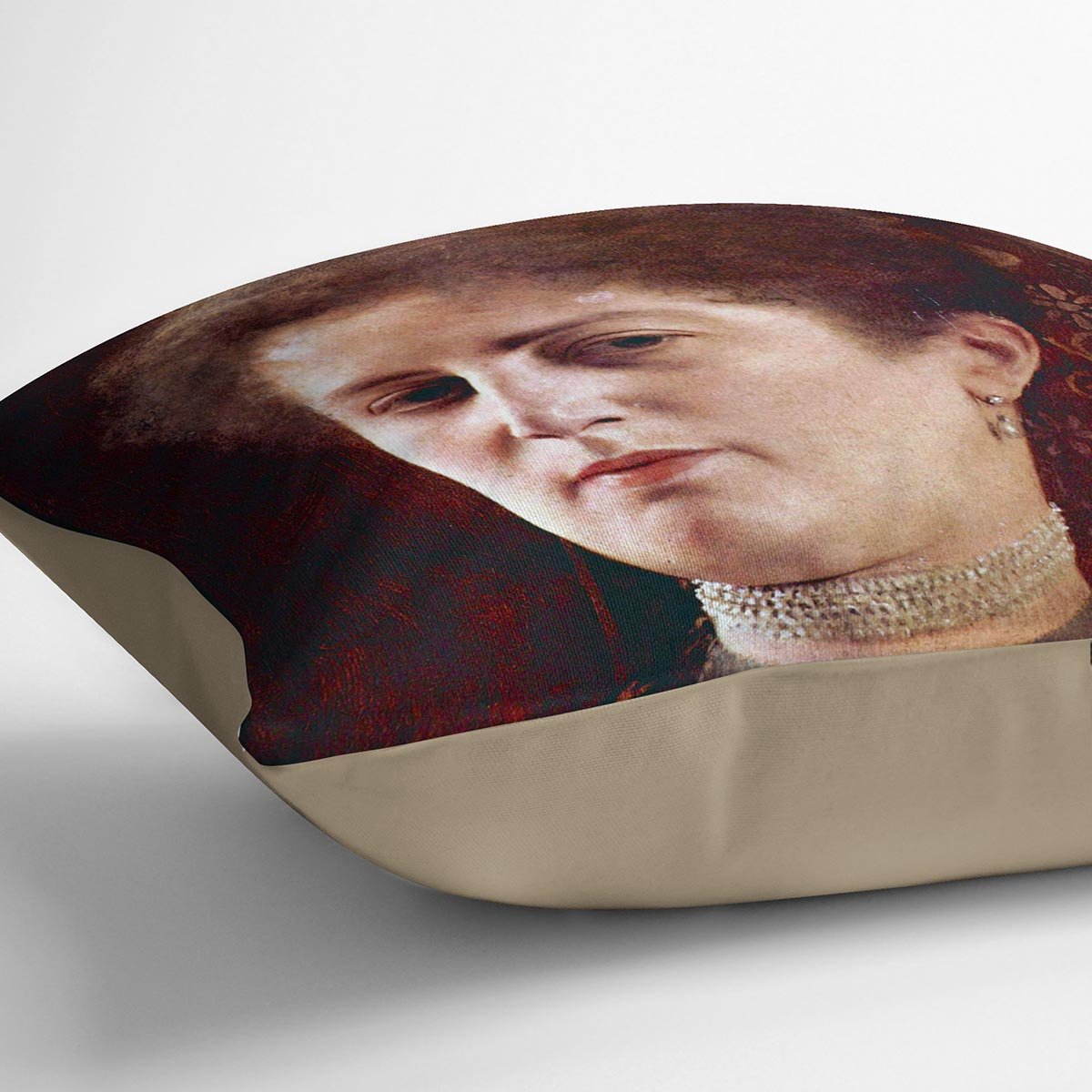 Portrai of a Woman by Klimt Throw Pillow